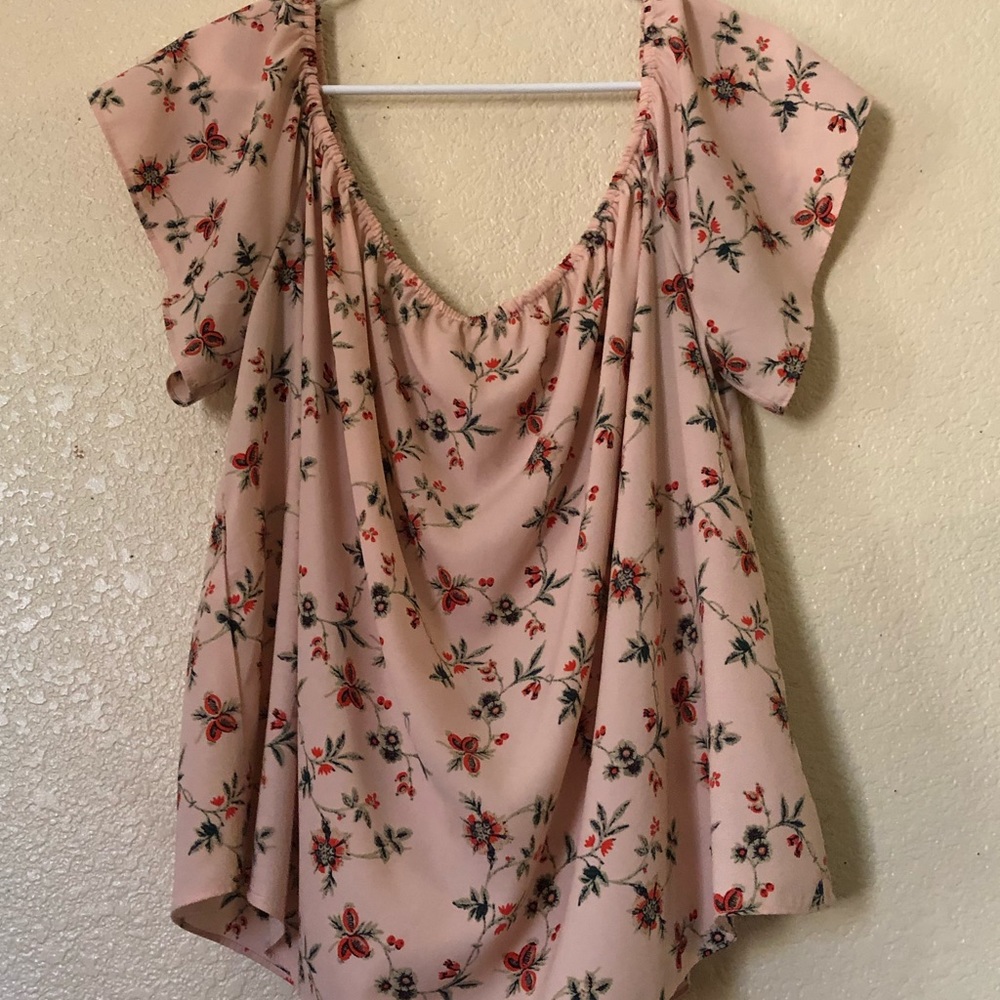 Forever21 2X Short Sleeve, Off The Shoulder Top